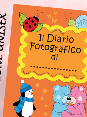 Il Diario fotografico di… Dalla gravidanza al quinto anno… (Unisex Arancione)