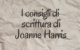 scritta su foglio stropicciato: i consigli di scrittura di Joanne Harris